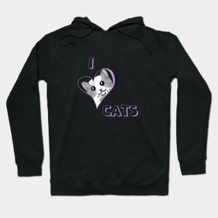 I LOVE CATS Hoodie